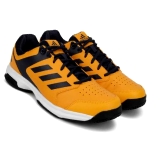 YR016 Yellow mens sports shoes