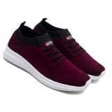 M034 Maroon shoe for running