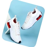 W030 White low priced sports shoes